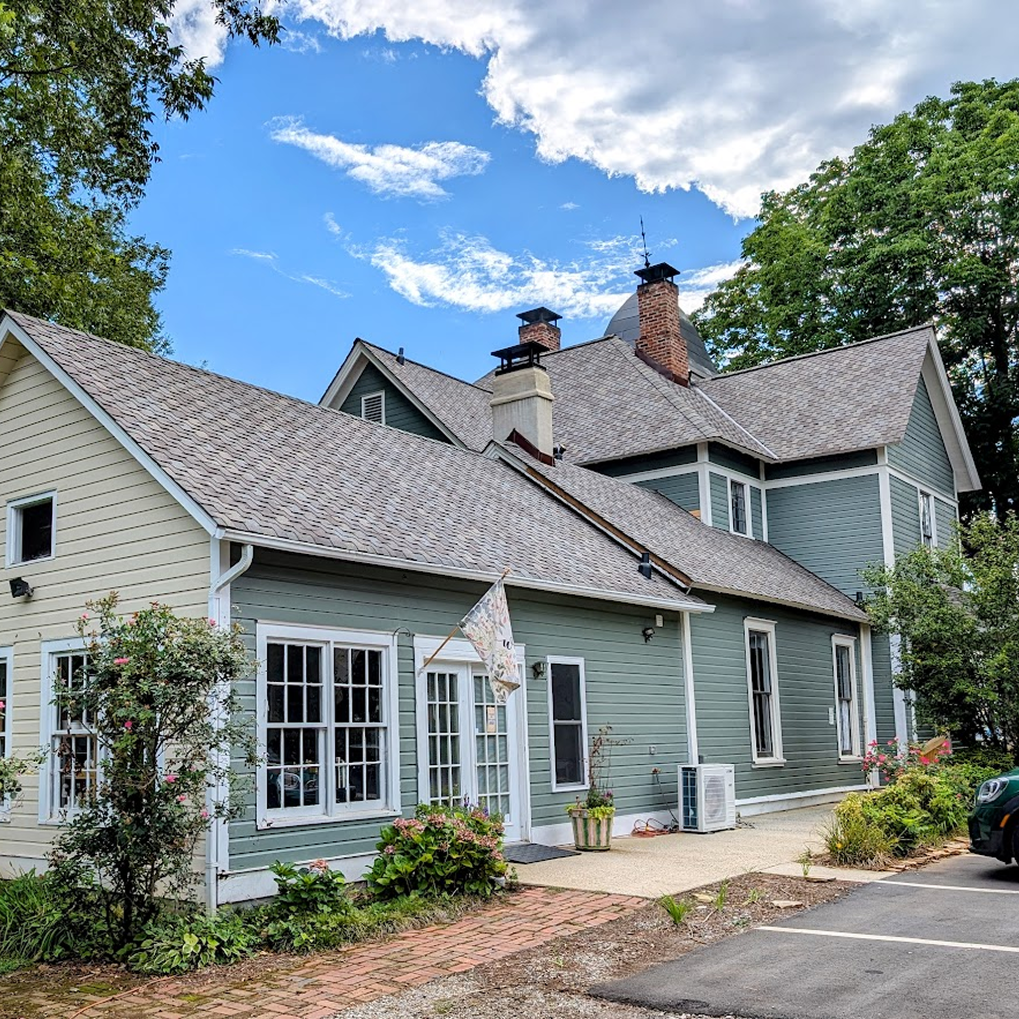 The restored Burleson House