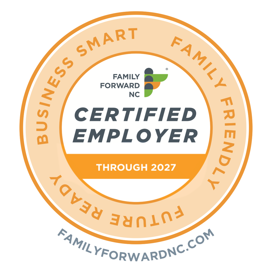 Family Forward NC Certified Employer through 2027